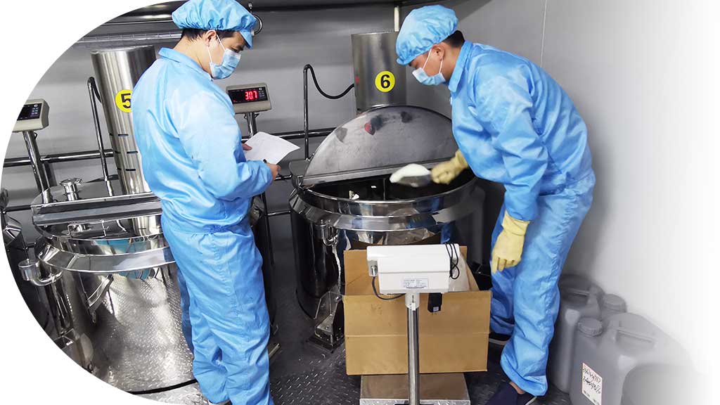 Gel polish bulk formula production