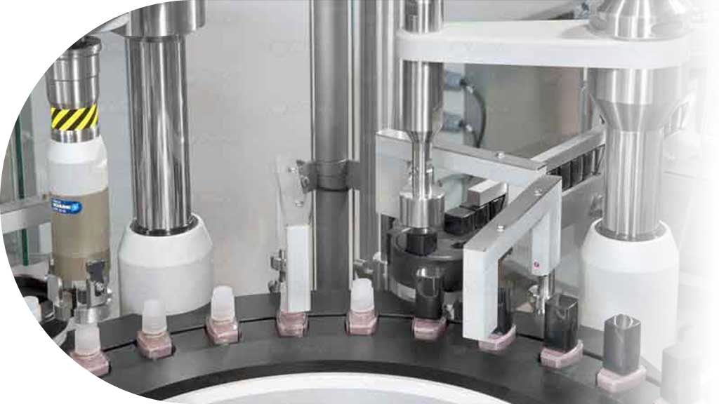 Automated gel polish filling and capping line
