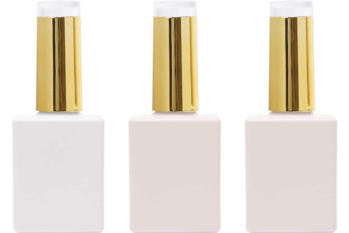 Neutral private label gel polish bottle color options