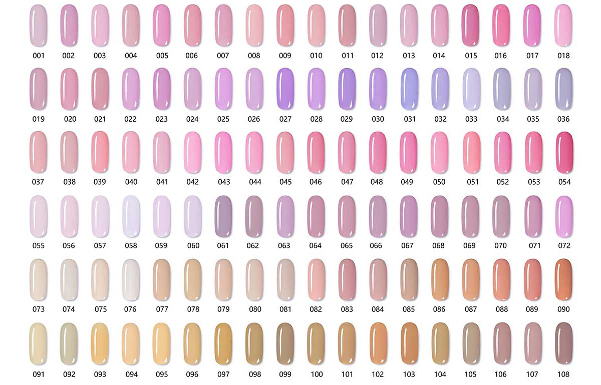 Soft online bestsellers gel polish color board