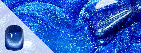 Sparkling Neon cat eye gel texture and swatch