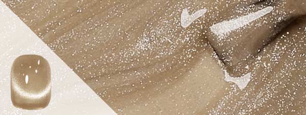 Platinum cat eye gel texture and swatch