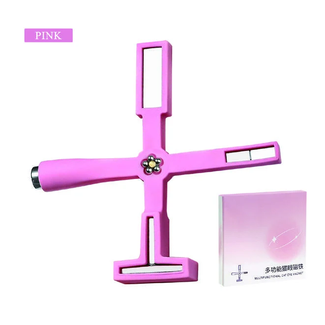 Cross-Shaped Cat Eye Magnet