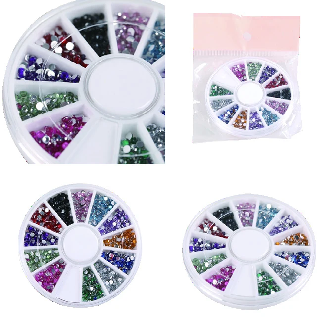 Colorful rhinestones