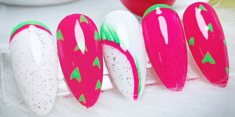 Summer bright gel color trend